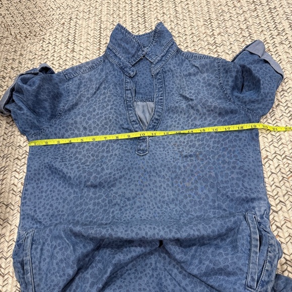 Cloth & Stone by Anthropologie Blue Chambray Dress - Picture 7 of 8